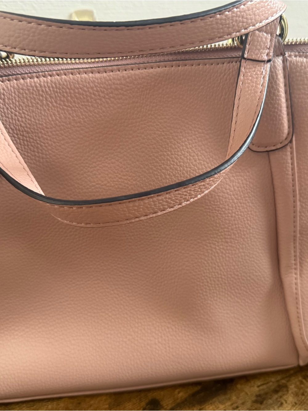 Gucci Pebbled Leather Tote – Blush
